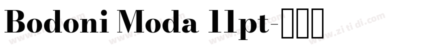 Bodoni Moda 11pt字体转换